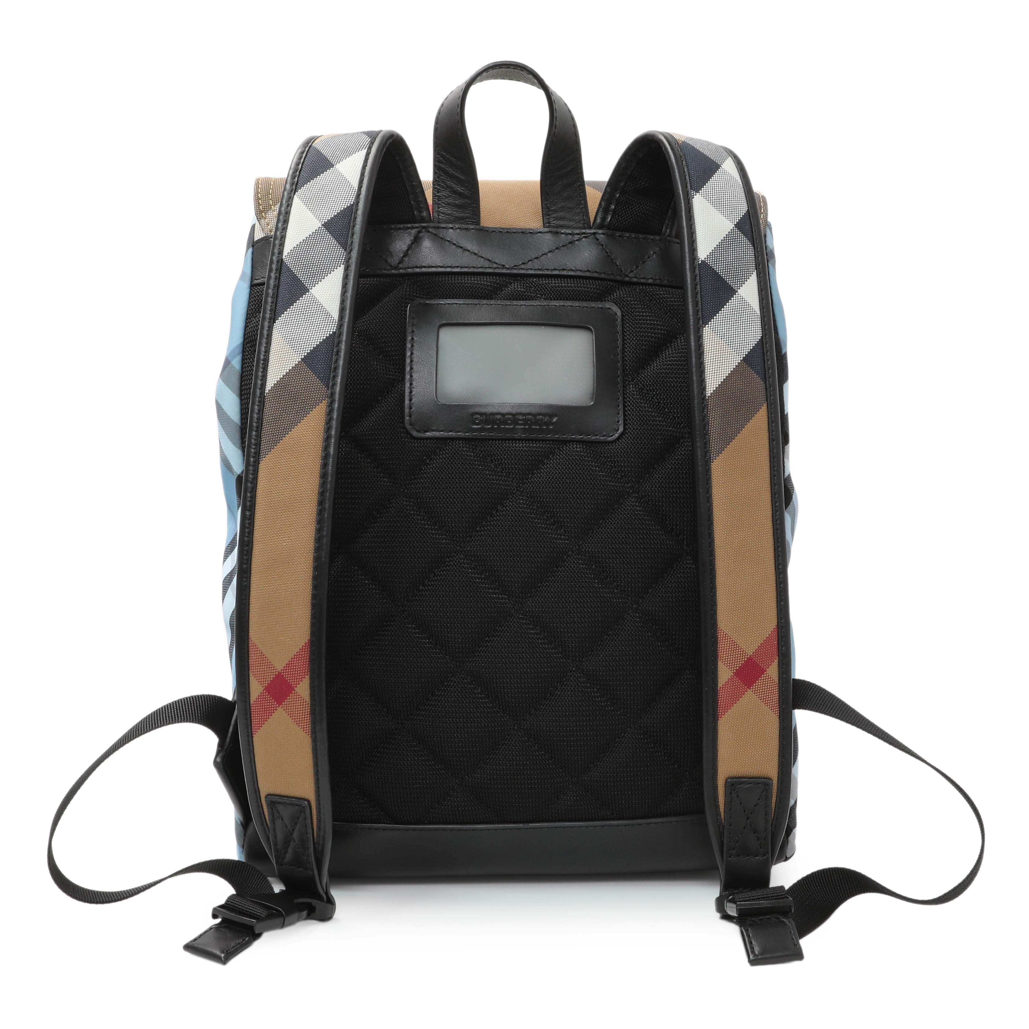 Burberry Mixed Check-Print Dewey Backpack - Image 2
