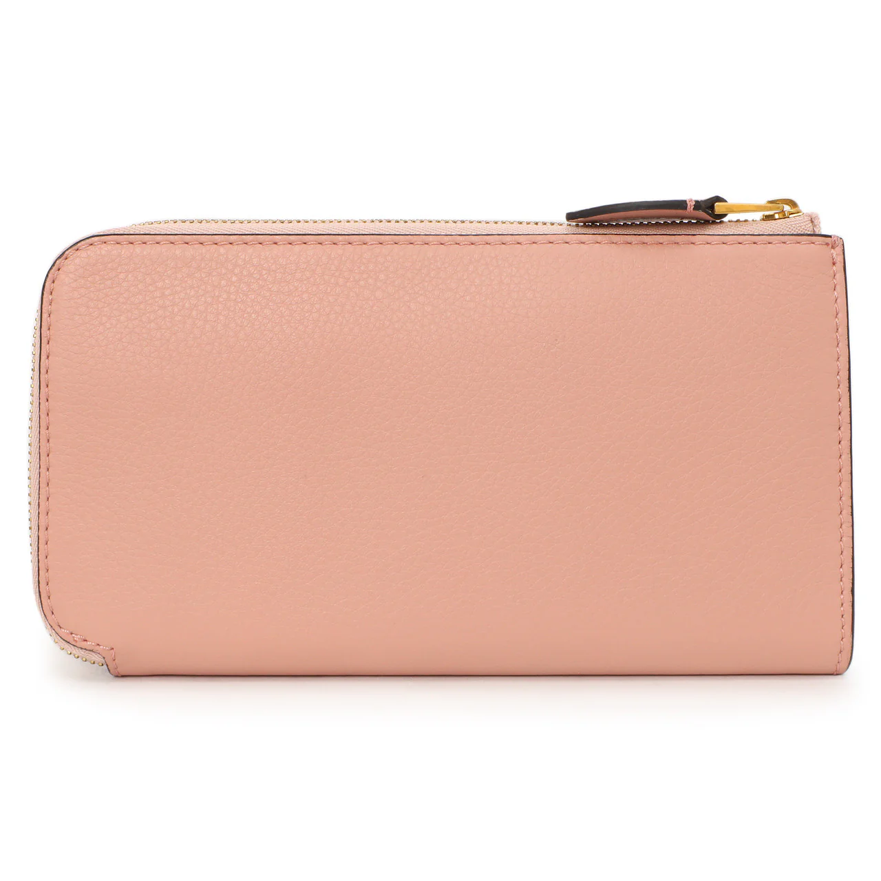 Burberry Pink Calfskin Zip Wallet With Coin Pouch - Image 3