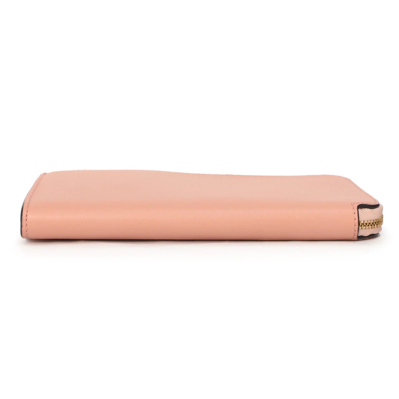 Burberry Pink Calfskin Zip Wallet With Coin Pouch - Image 4