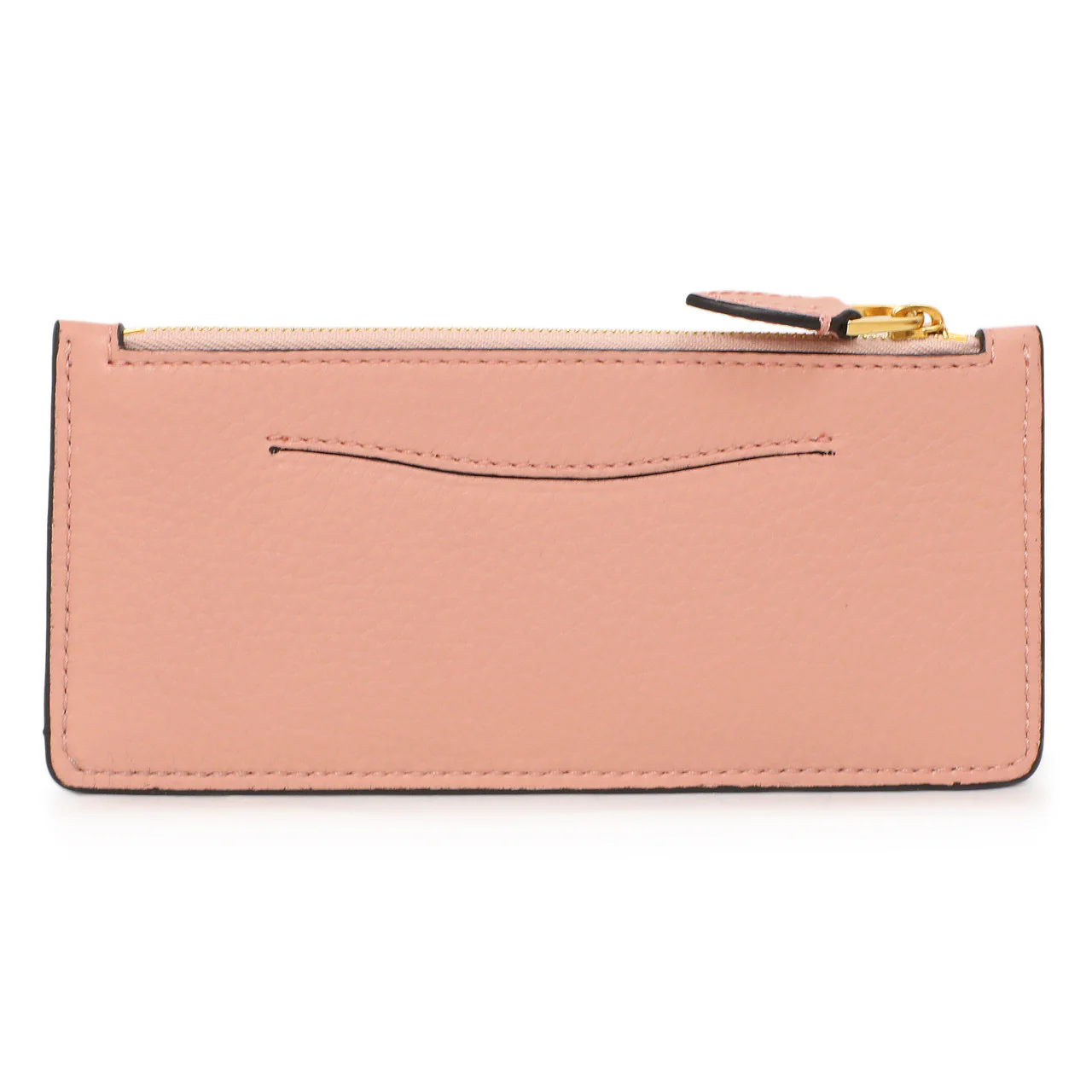 Burberry Pink Calfskin Zip Wallet With Coin Pouch - Image 6