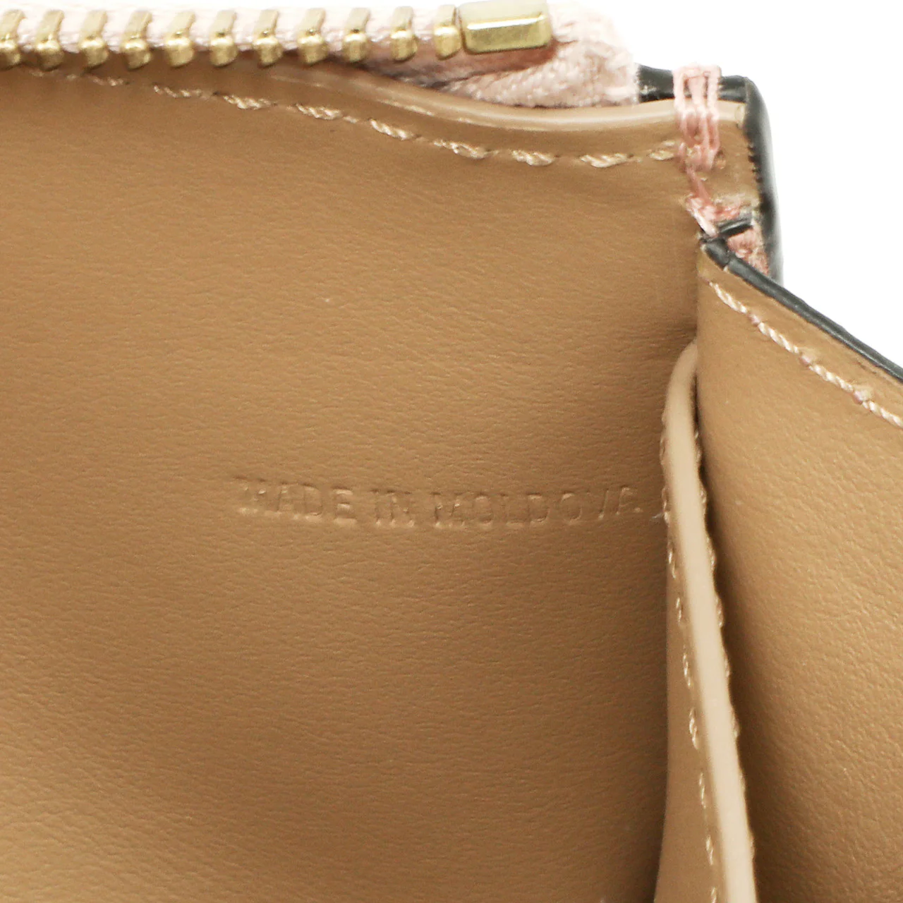 Burberry Pink Calfskin Zip Wallet With Coin Pouch - Image 9