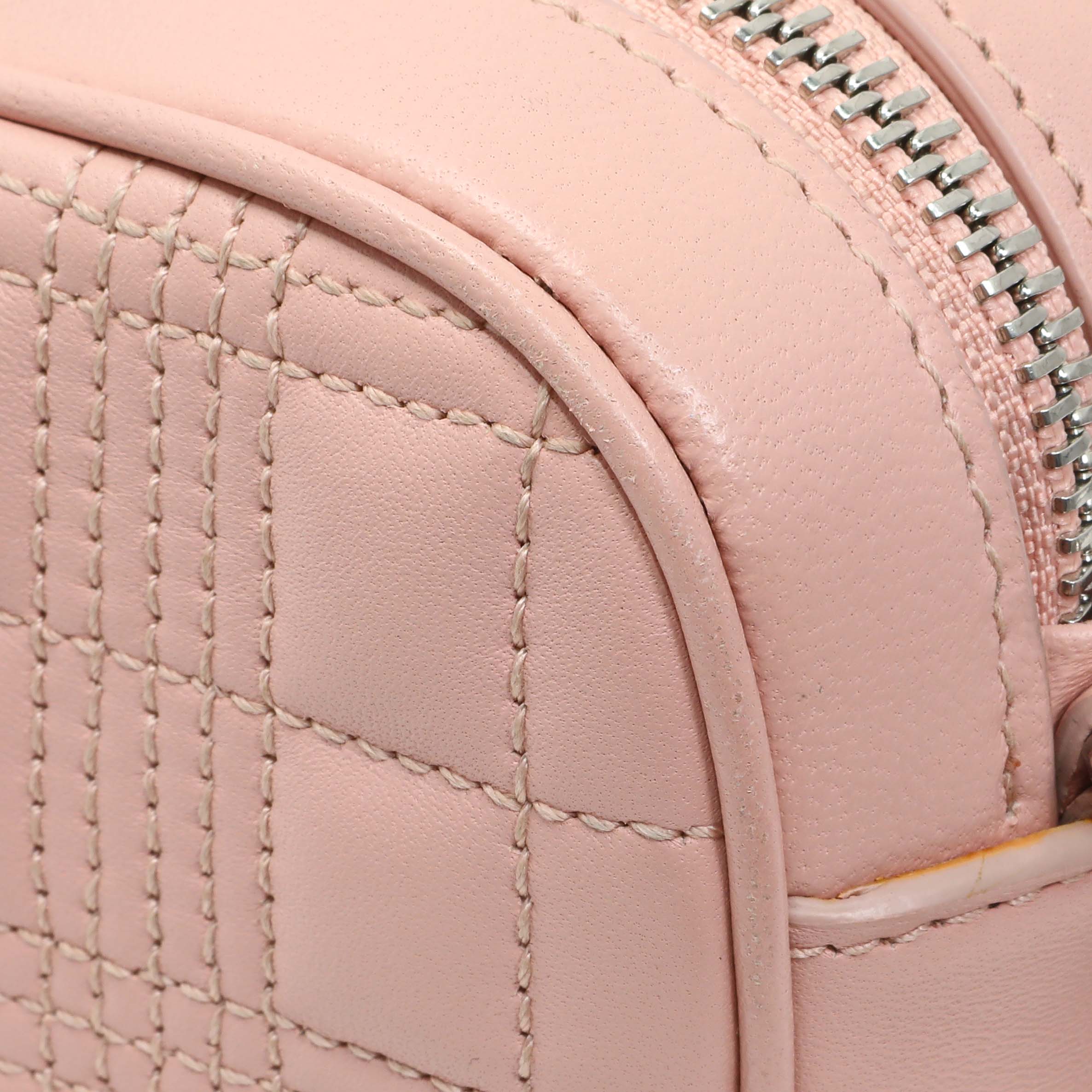 Burberry Pink Quilted Calfskin Lola Camera Bag - Image 11