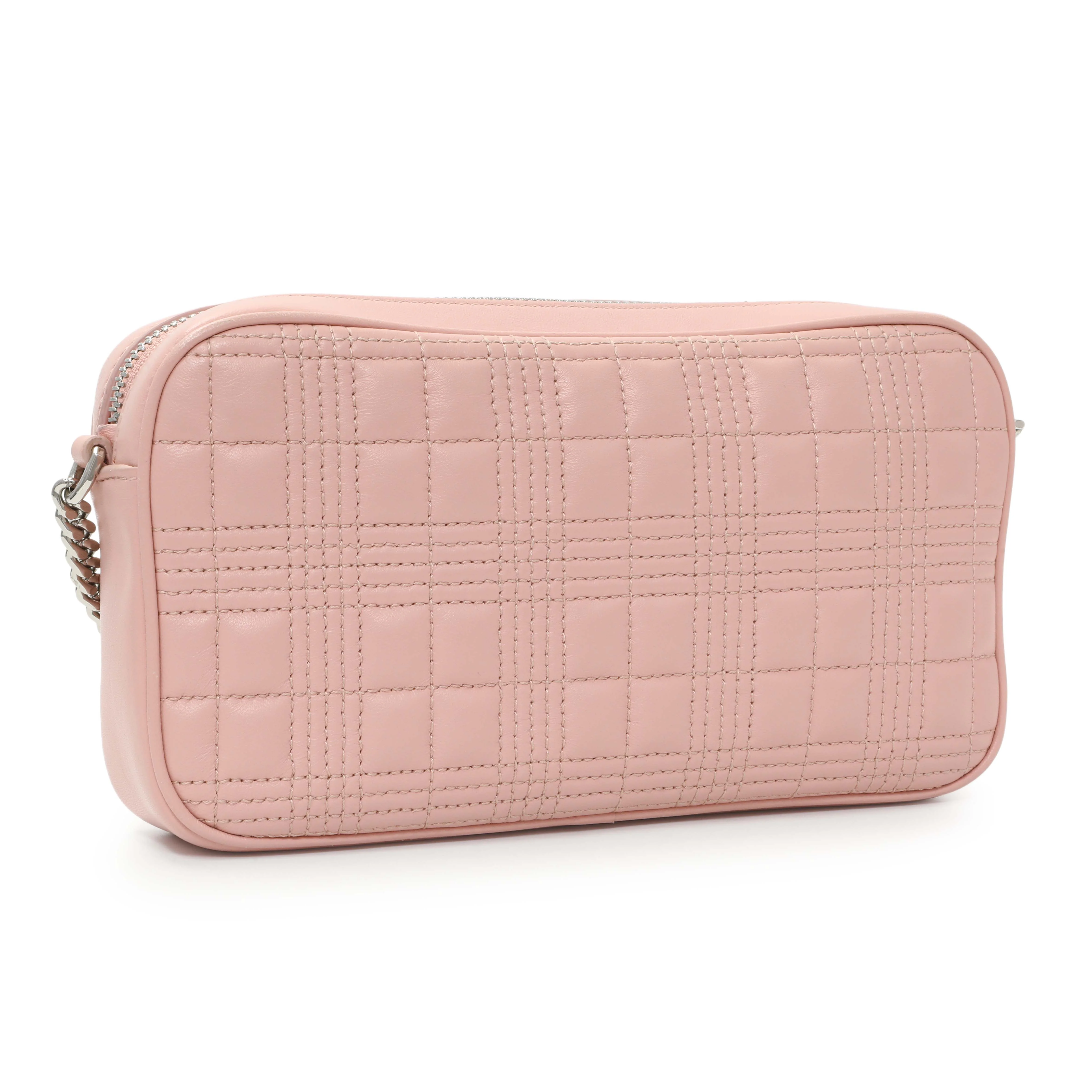Burberry Pink Quilted Calfskin Lola Camera Bag - Image 2