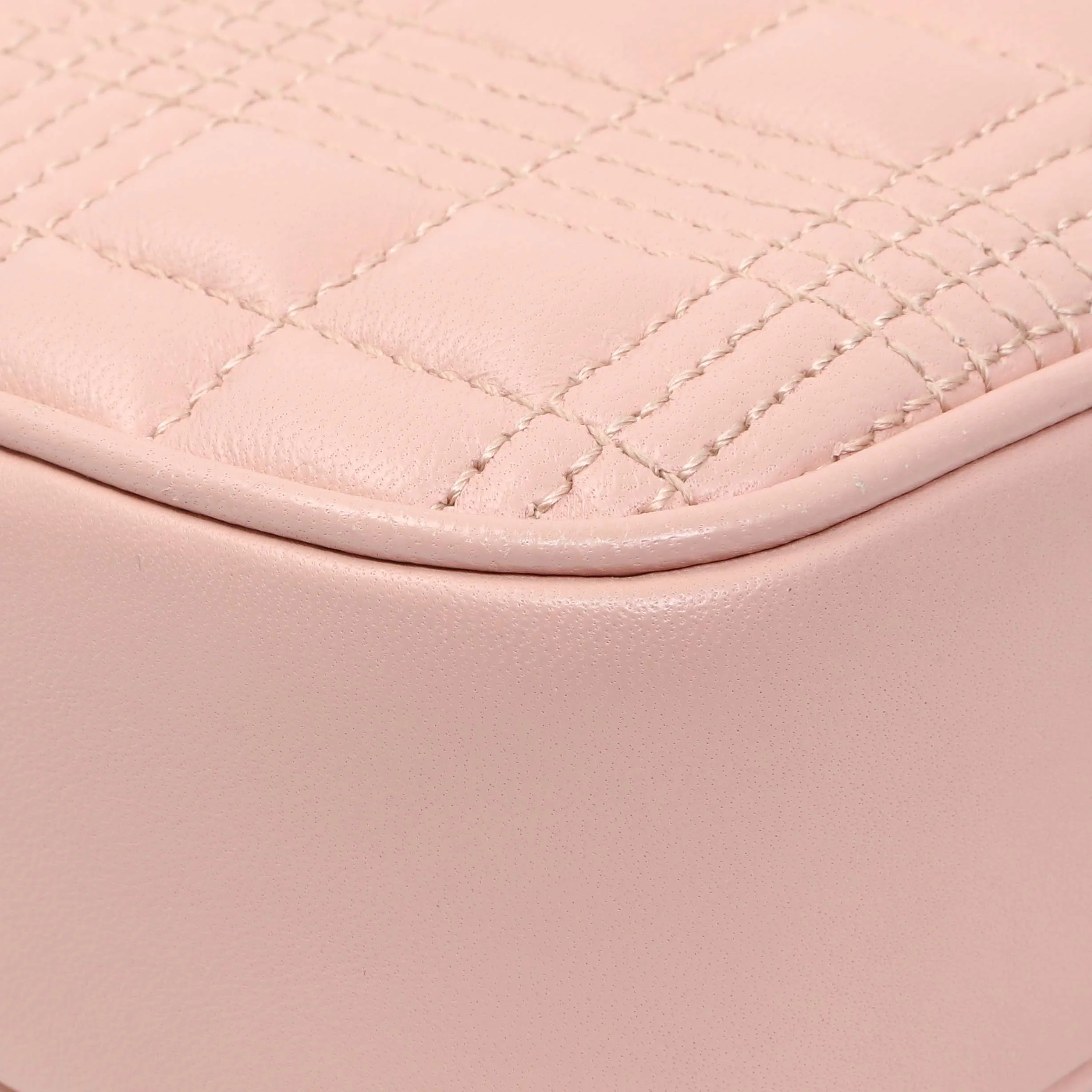Burberry Pink Quilted Calfskin Lola Camera Bag - Image 6