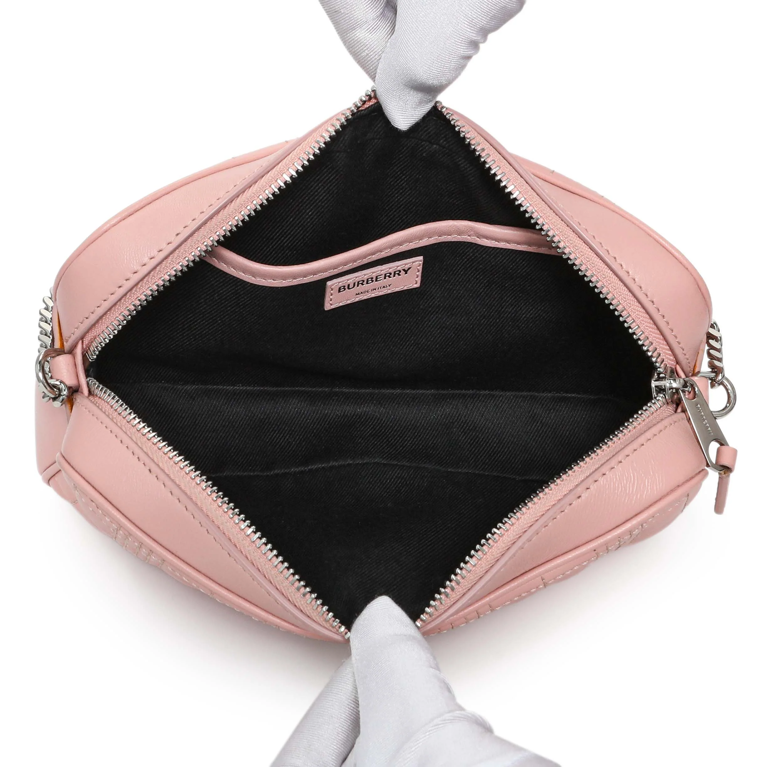 Burberry Pink Quilted Calfskin Lola Camera Bag - Image 8