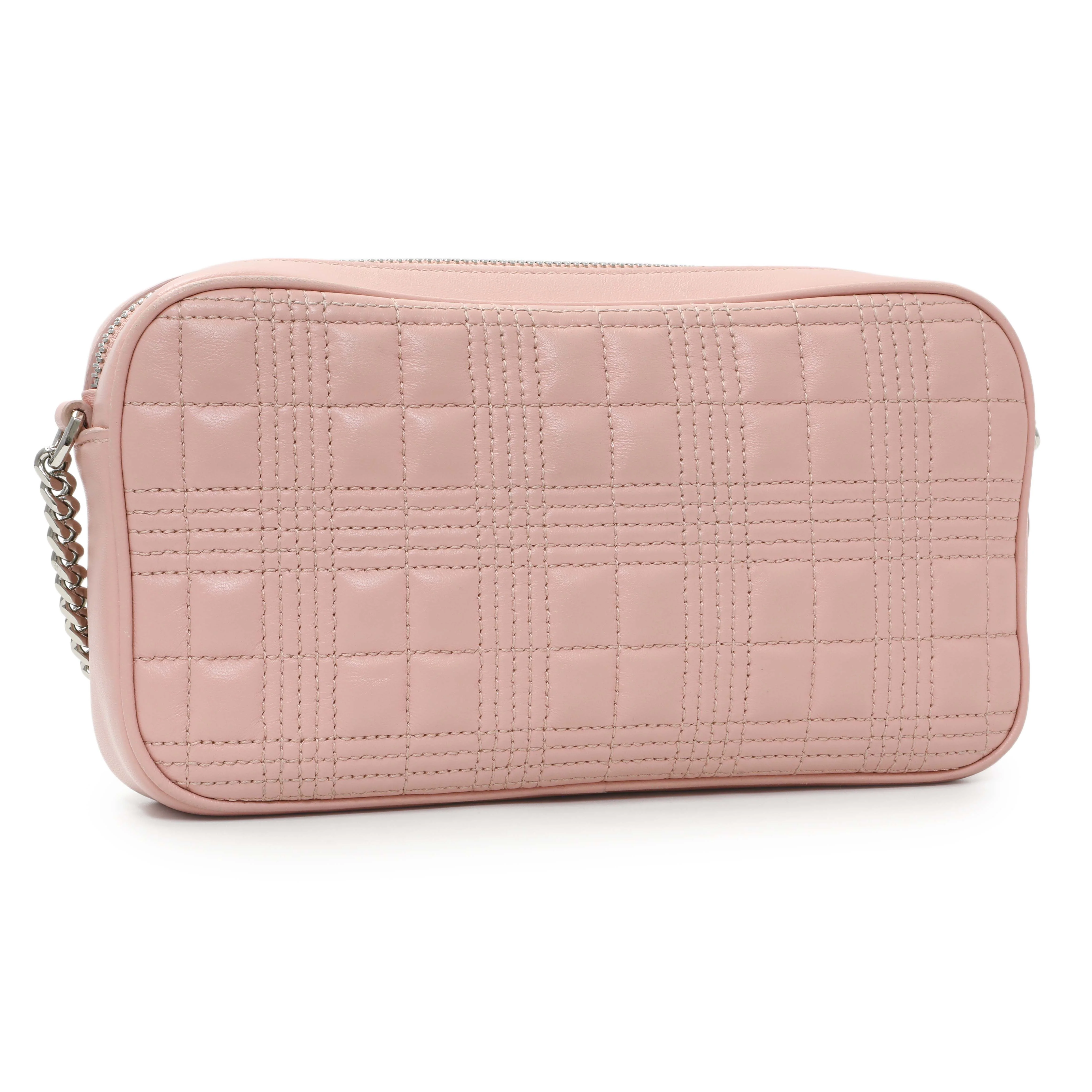 Burberry Pink Quilted Calfskin Lola Camera Bag - Image 2