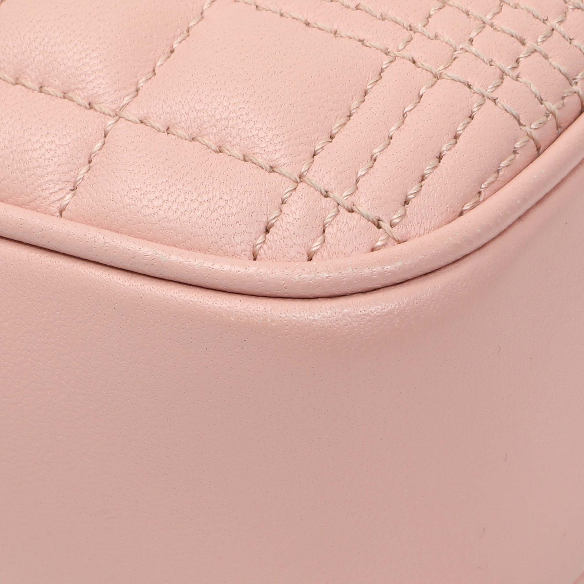 Burberry Pink Quilted Calfskin Lola Camera Bag - Image 4