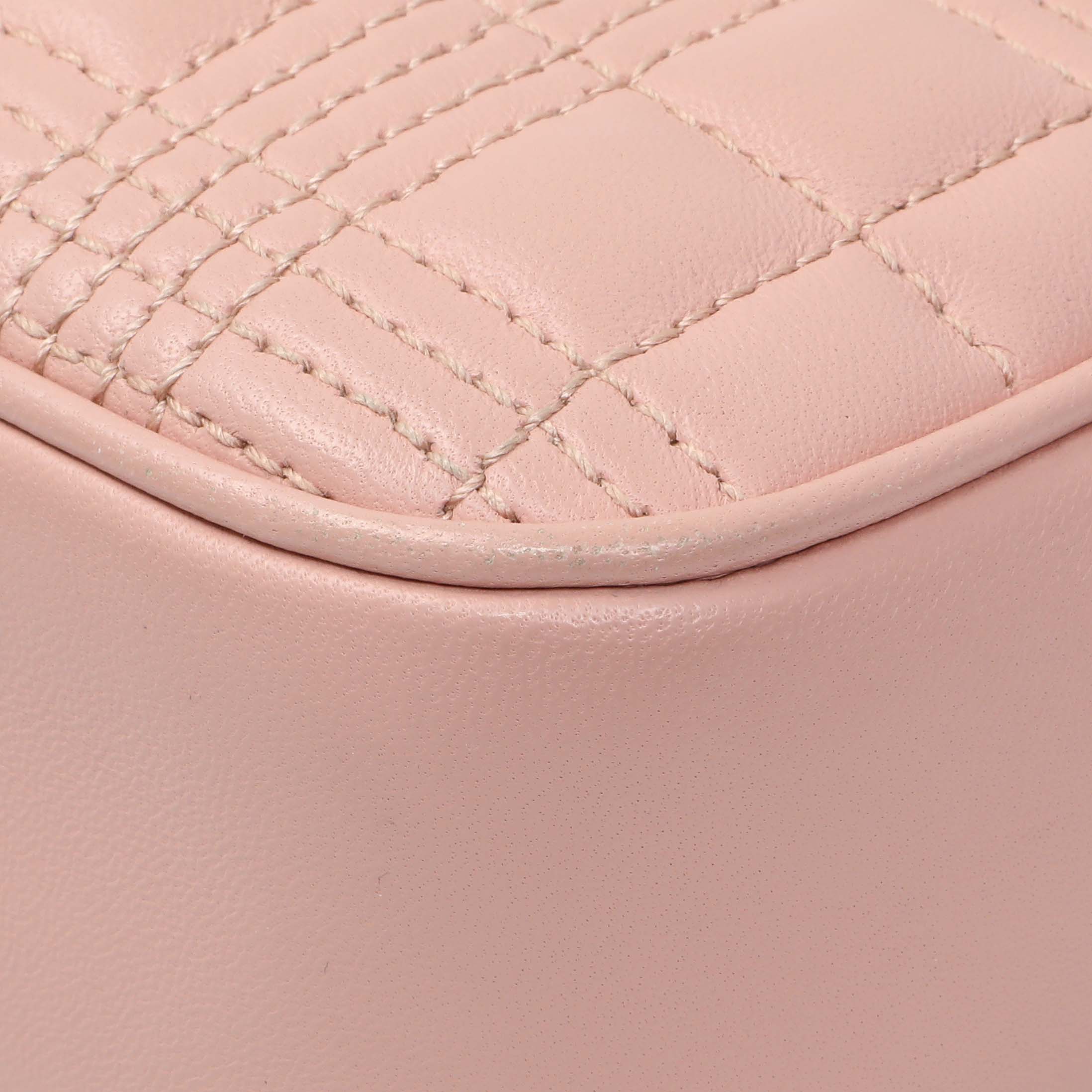 Burberry Pink Quilted Calfskin Lola Camera Bag - Image 7