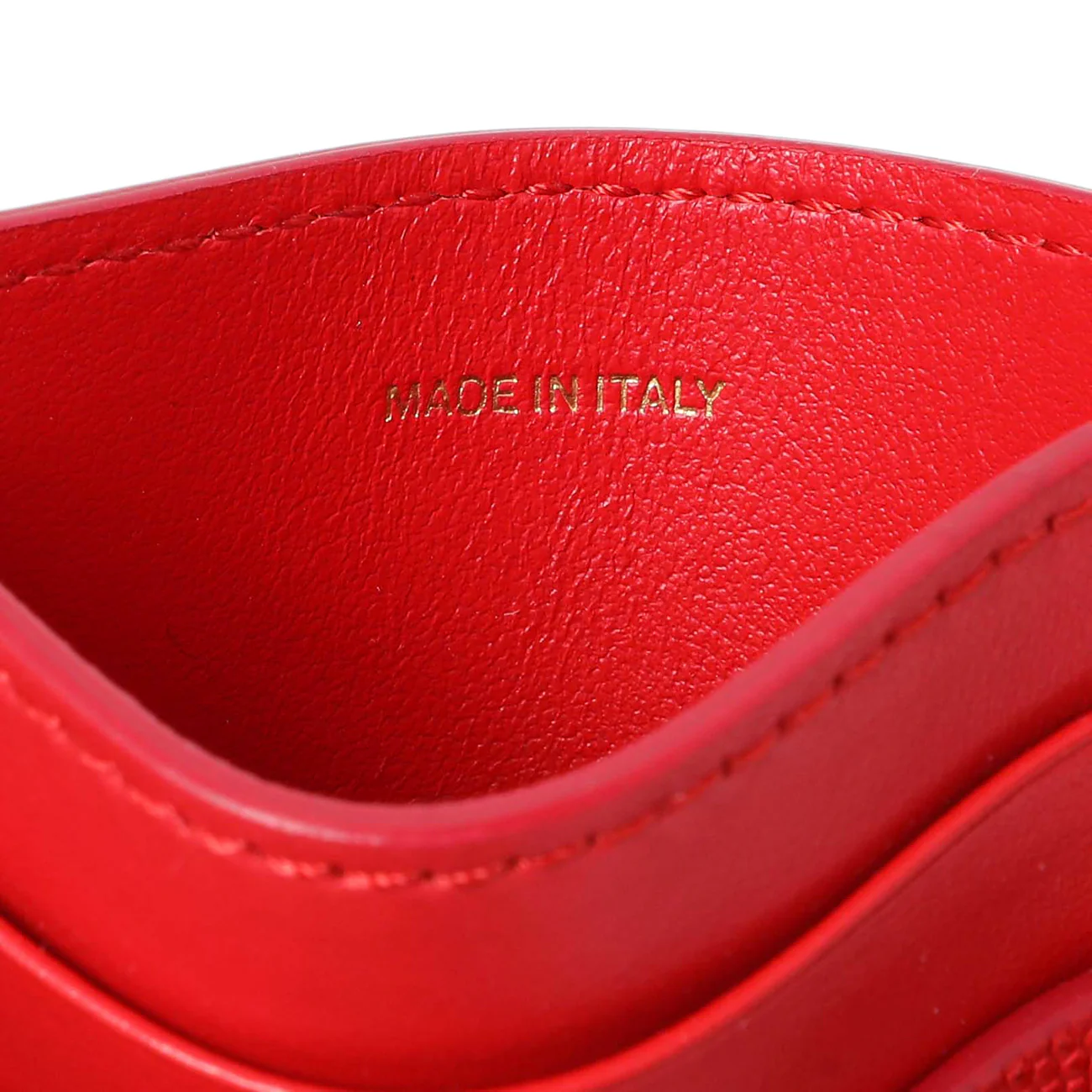 Burberry Red Calfskin Card Holder - Image 6