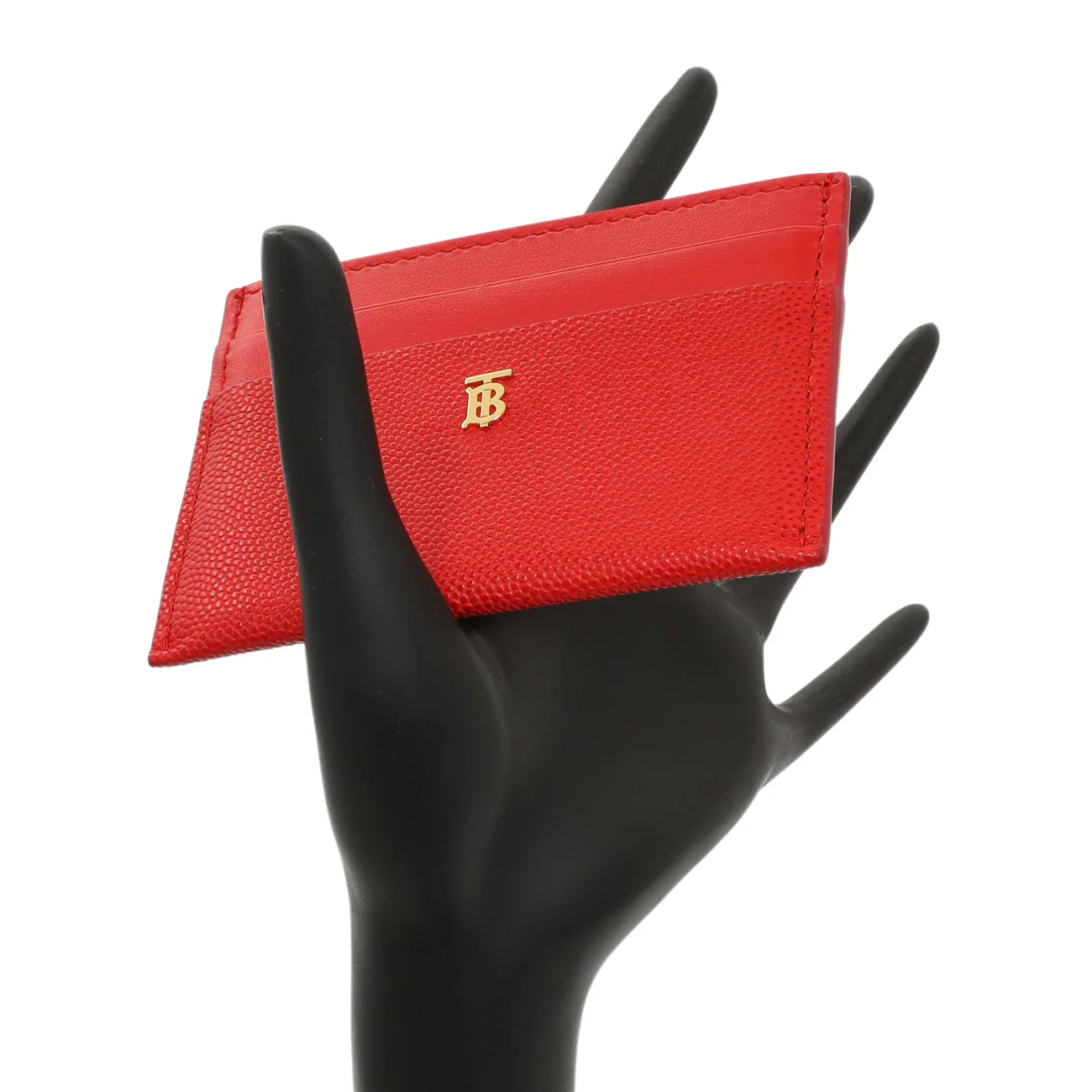 Burberry Red Calfskin Card Holder - Image 8
