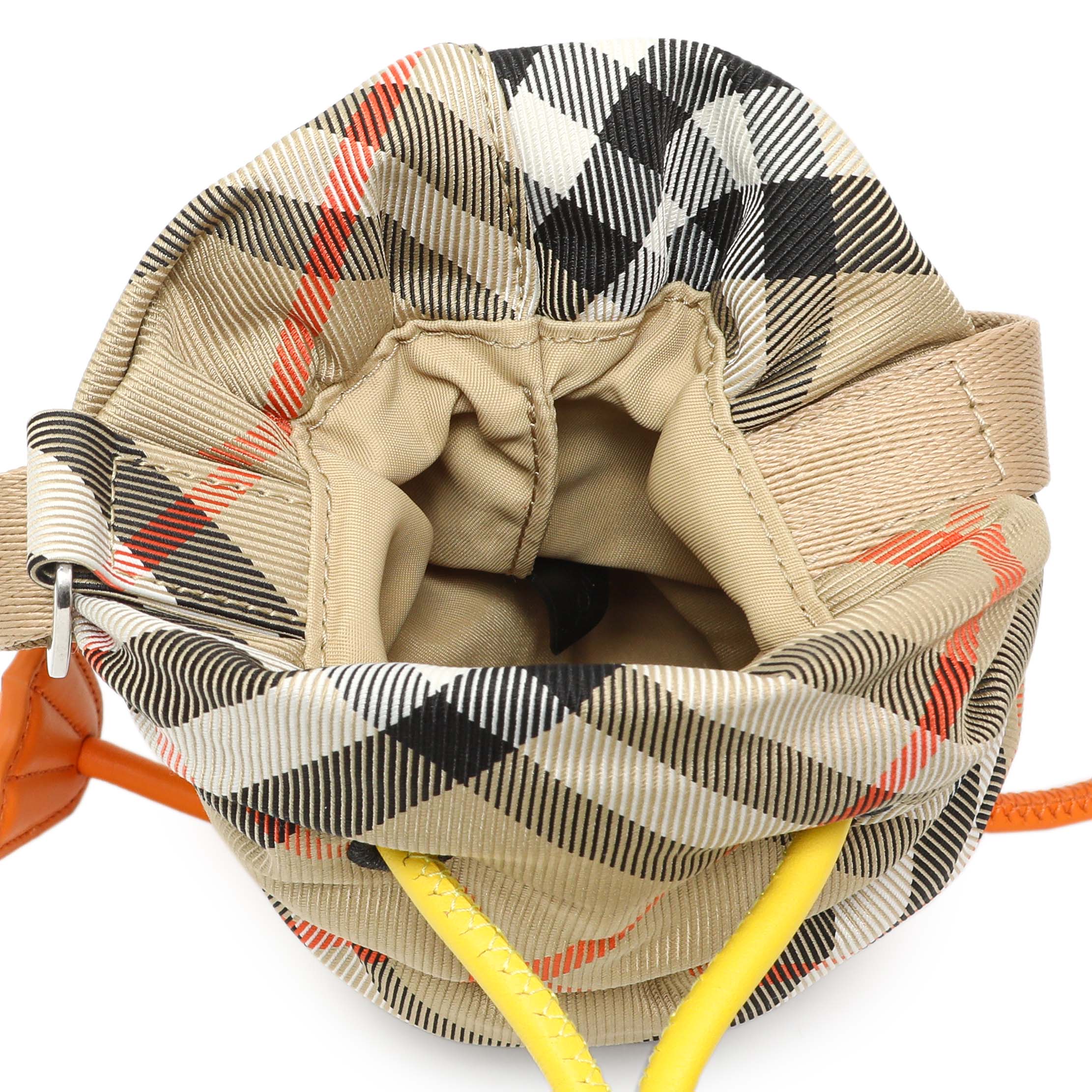 Burberry Sand Check Nylon Duck Bottle Holder - Image 5
