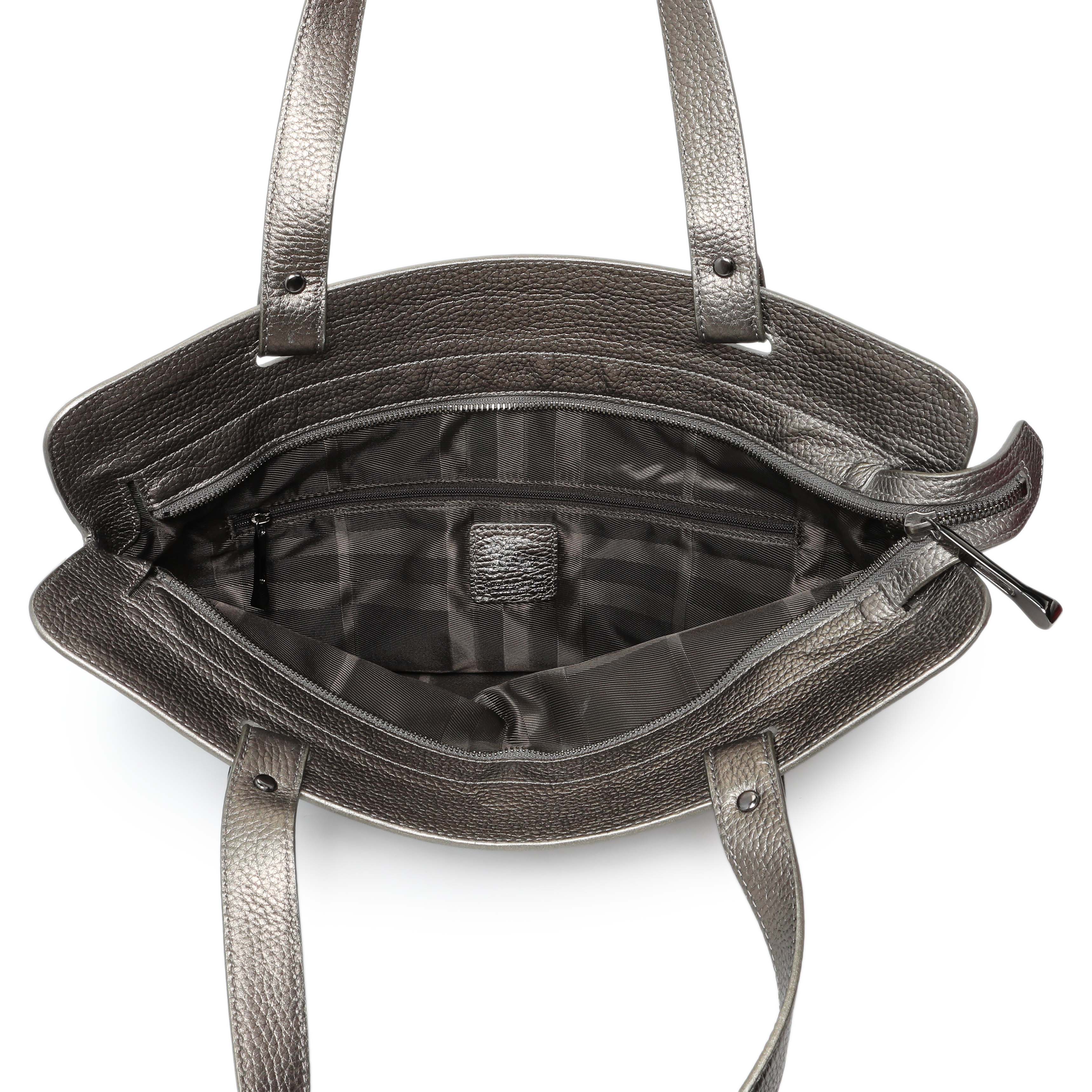 Burberry Shimmer Check Stowell Roll-Up Tote - Image 6
