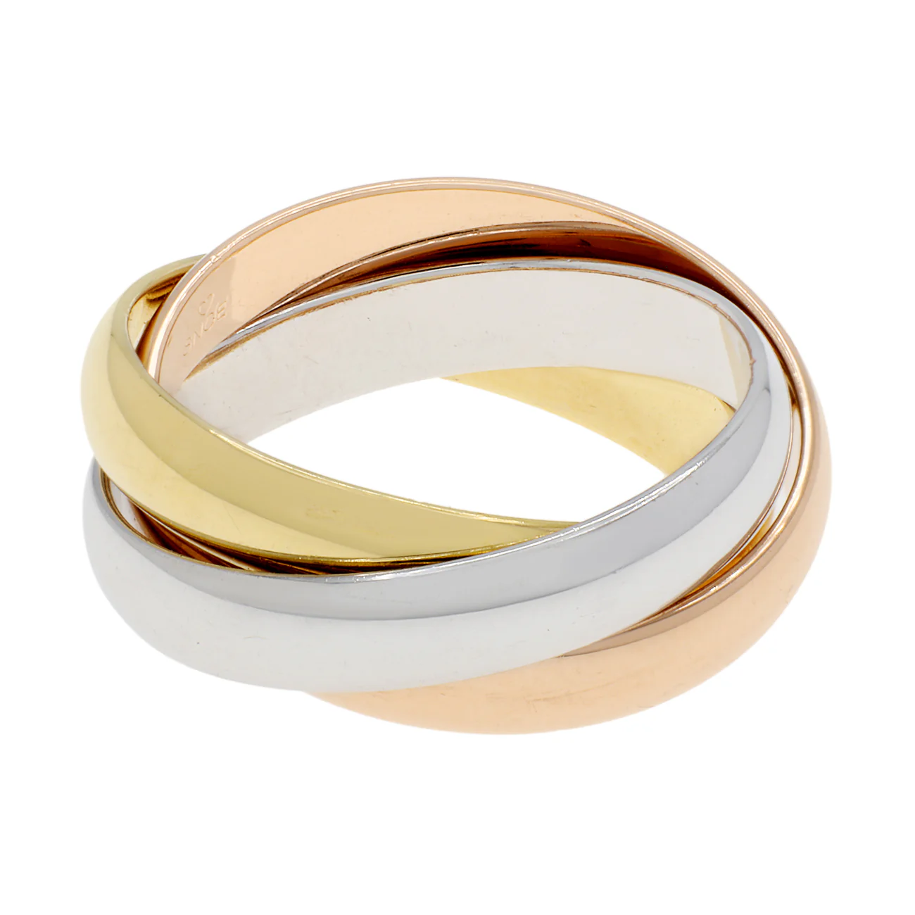 Cartier 18K Classic Trinity Ring - Image 2