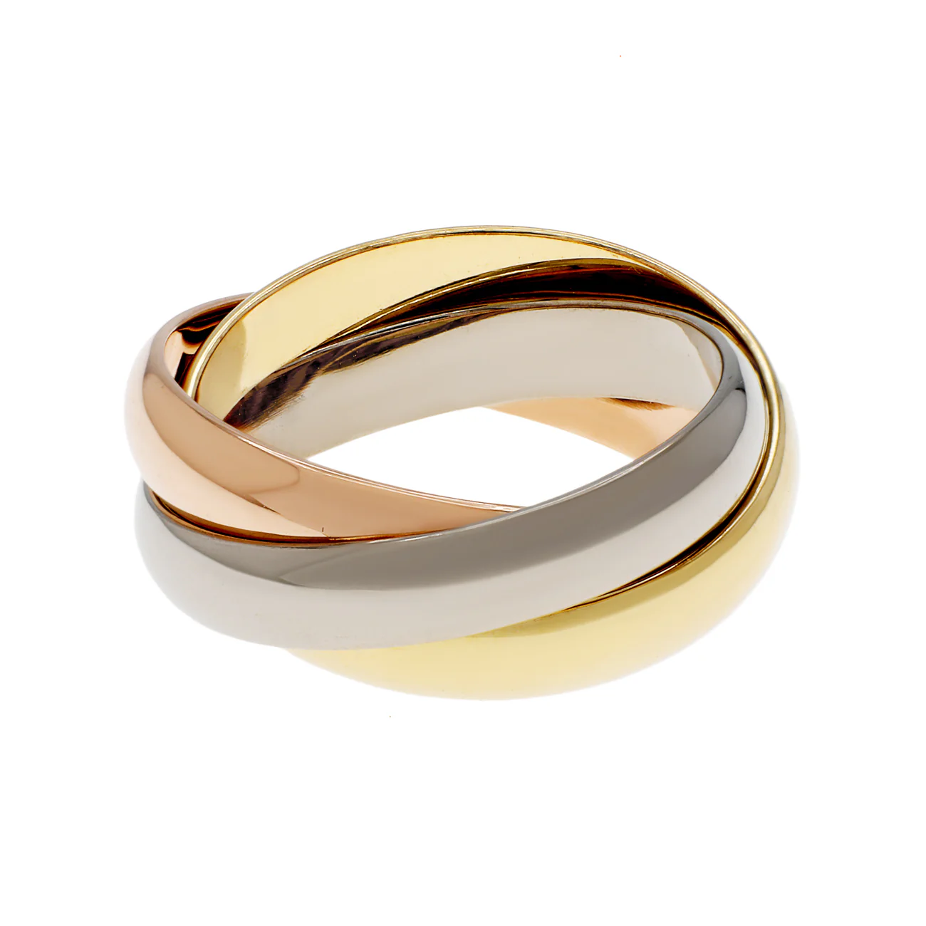 Cartier 18K Classic Trinity Ring - Image 2