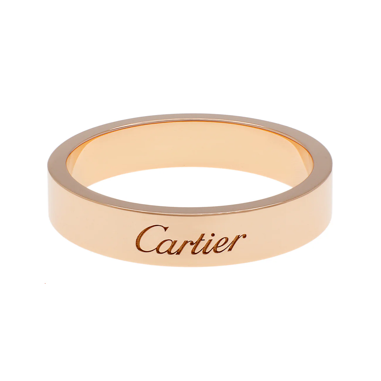 Cartier 18K Rose Gold C de Cartier 4mm Wedding Band
