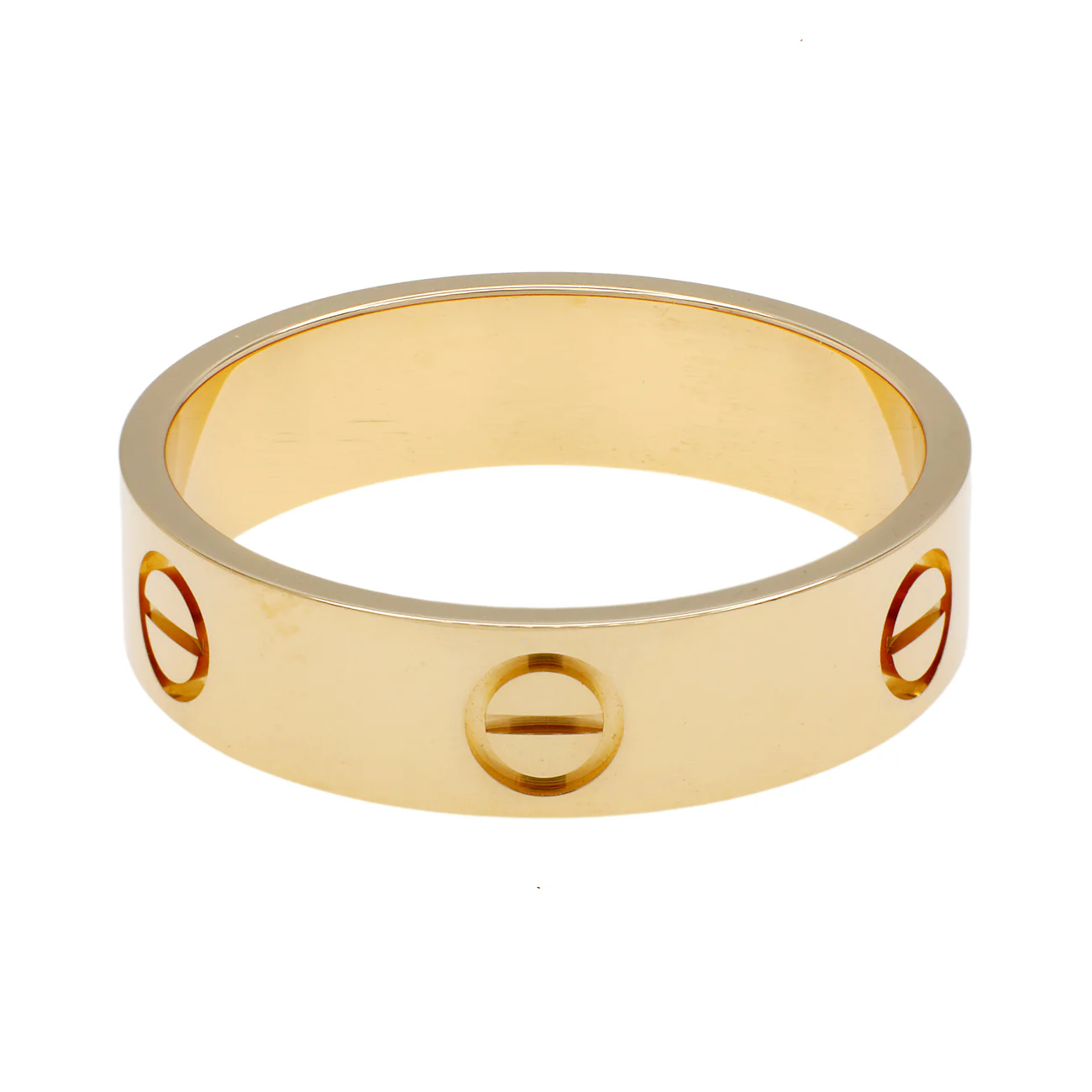Cartier 18K Yellow Gold Classic Love Ring - Image 2