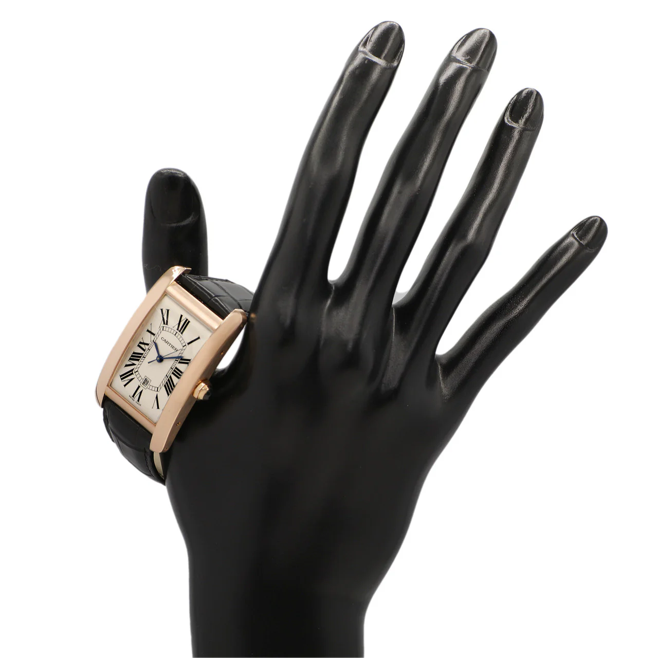 Cartier 18K Rose Gold Large Tank Americaine W2609156 - Image 6
