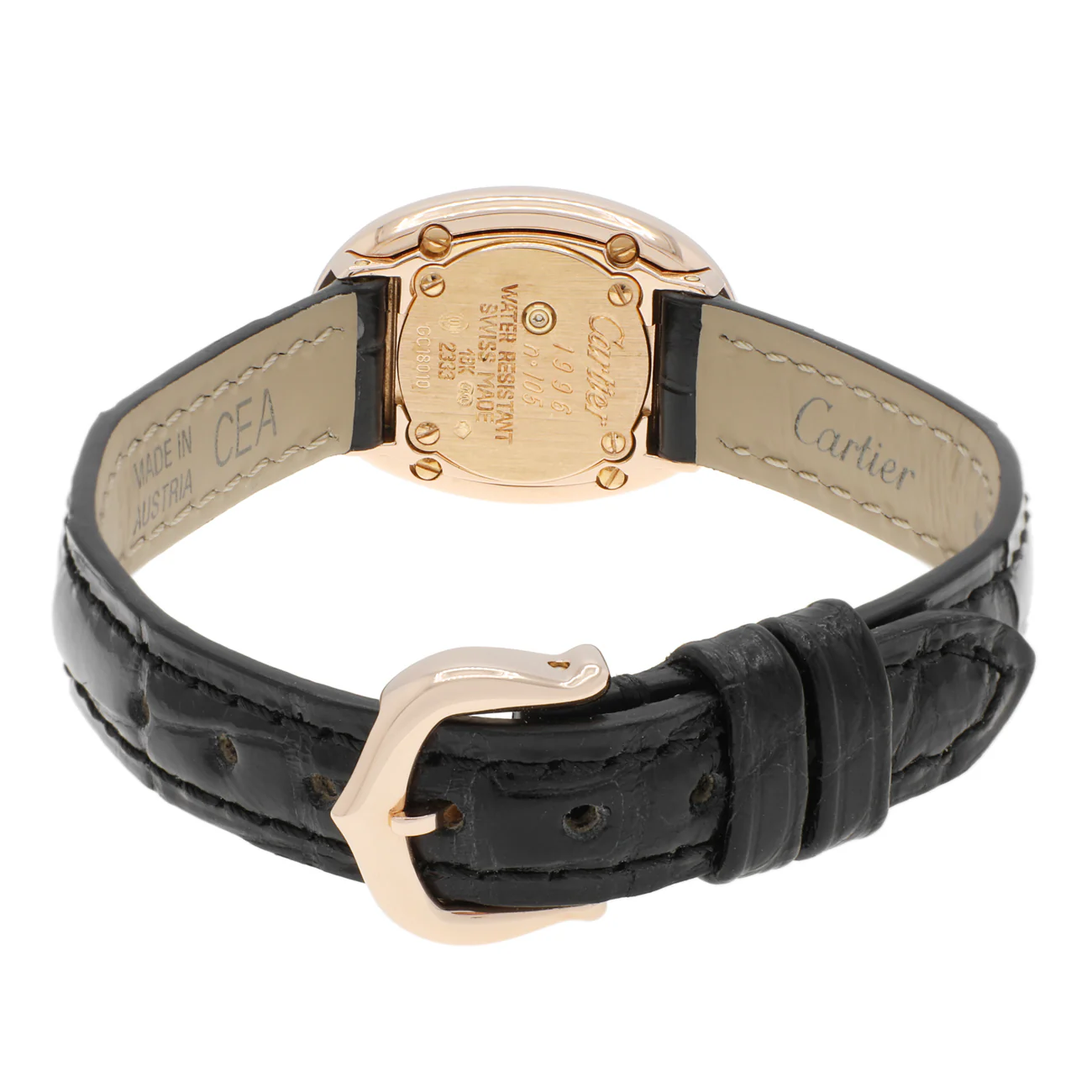 Cartier 18K Rose Gold Mini Baignoire 2333 - Image 2