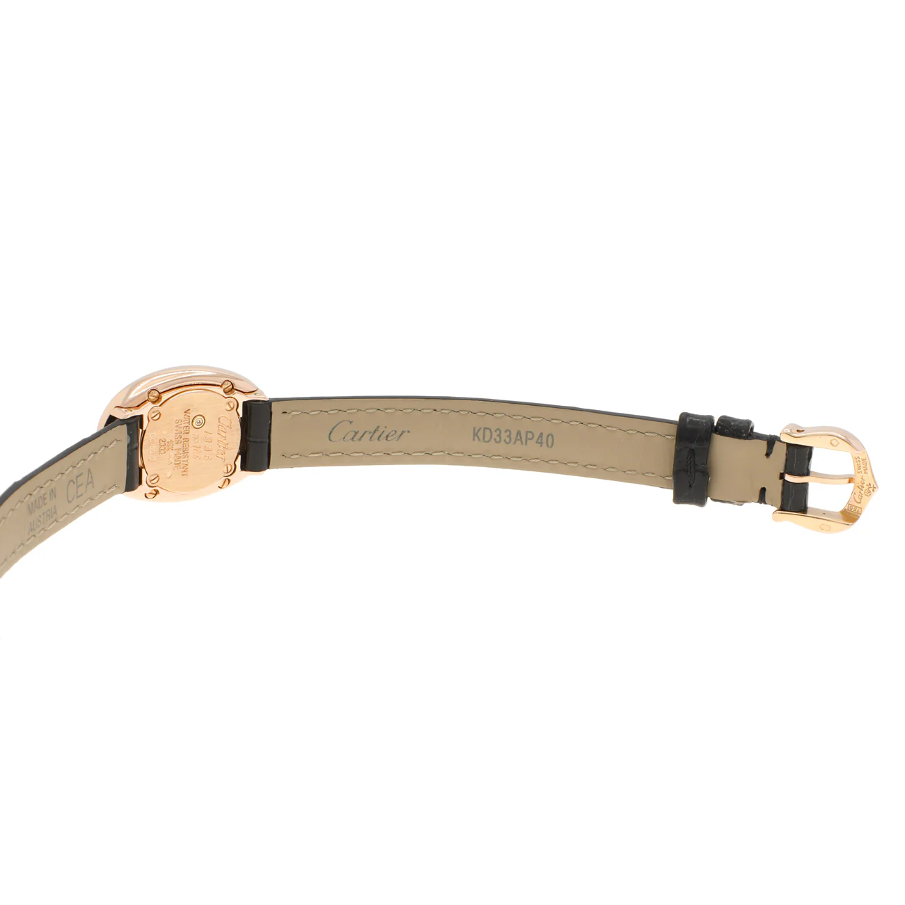 Cartier 18K Rose Gold Mini Baignoire 2333 - Image 4