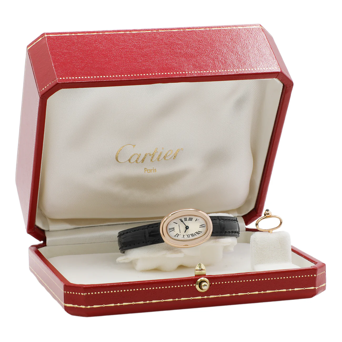 Cartier 18K Rose Gold Mini Baignoire 2333 - Image 6