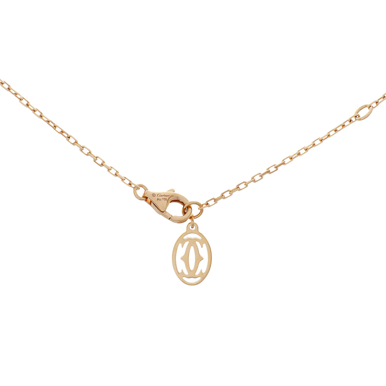 Cartier 18K Rose Gold Pink Sapphire d'Amour Pendant - Image 3