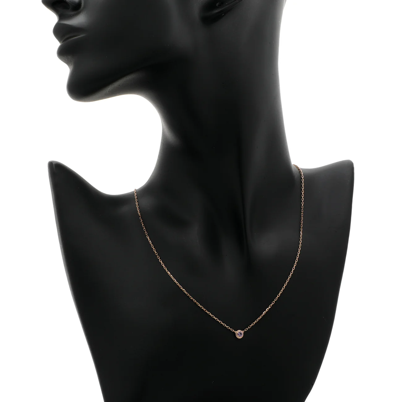 Cartier 18K Rose Gold Pink Sapphire d'Amour Pendant - Image 5