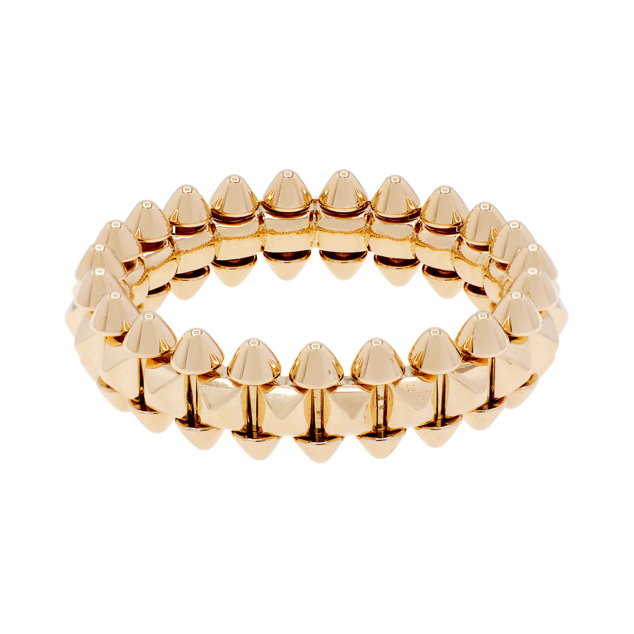Cartier 18K Rose Gold Small Clash De Cartier Ring - Image 2