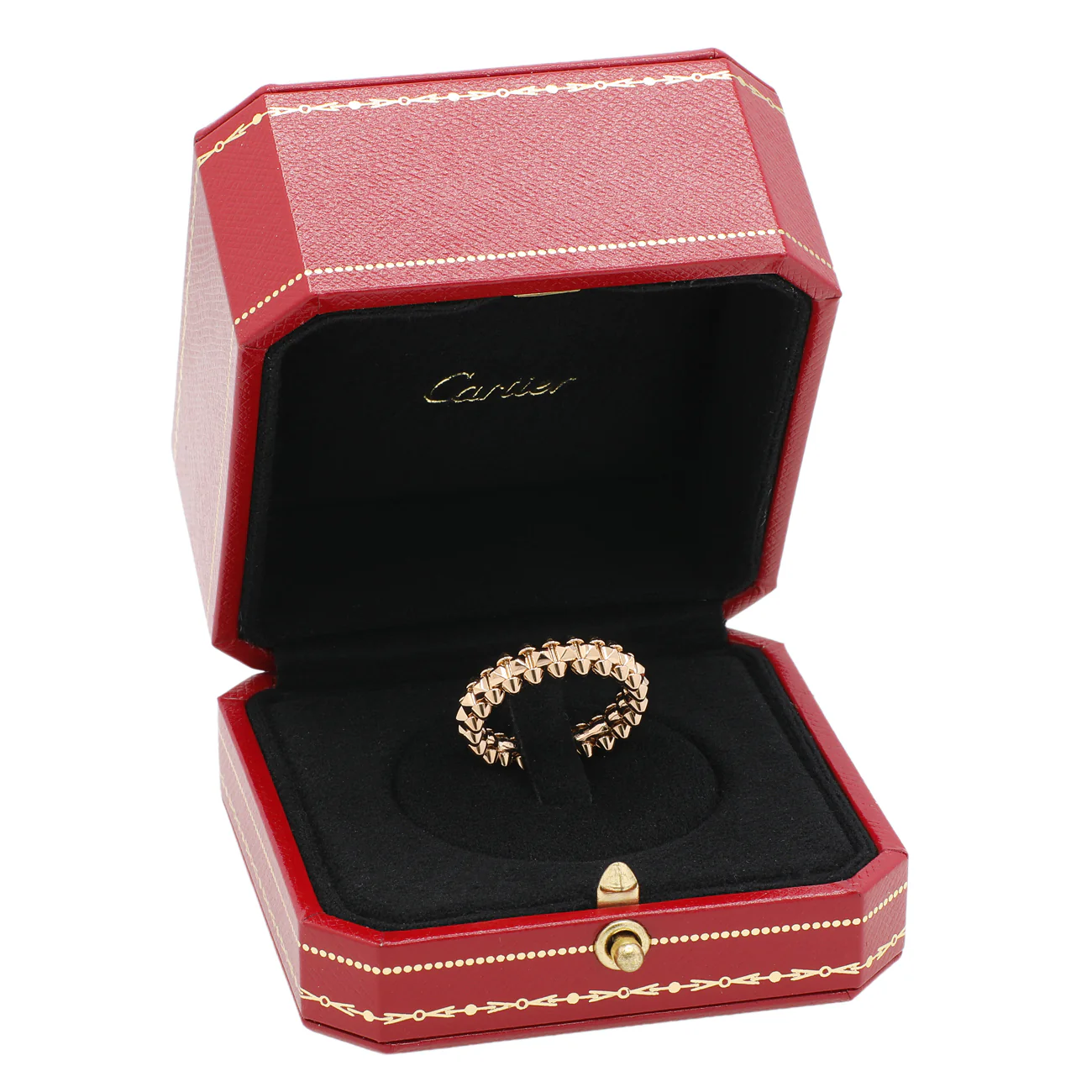 Cartier 18K Rose Gold Small Clash De Cartier Ring - Image 3