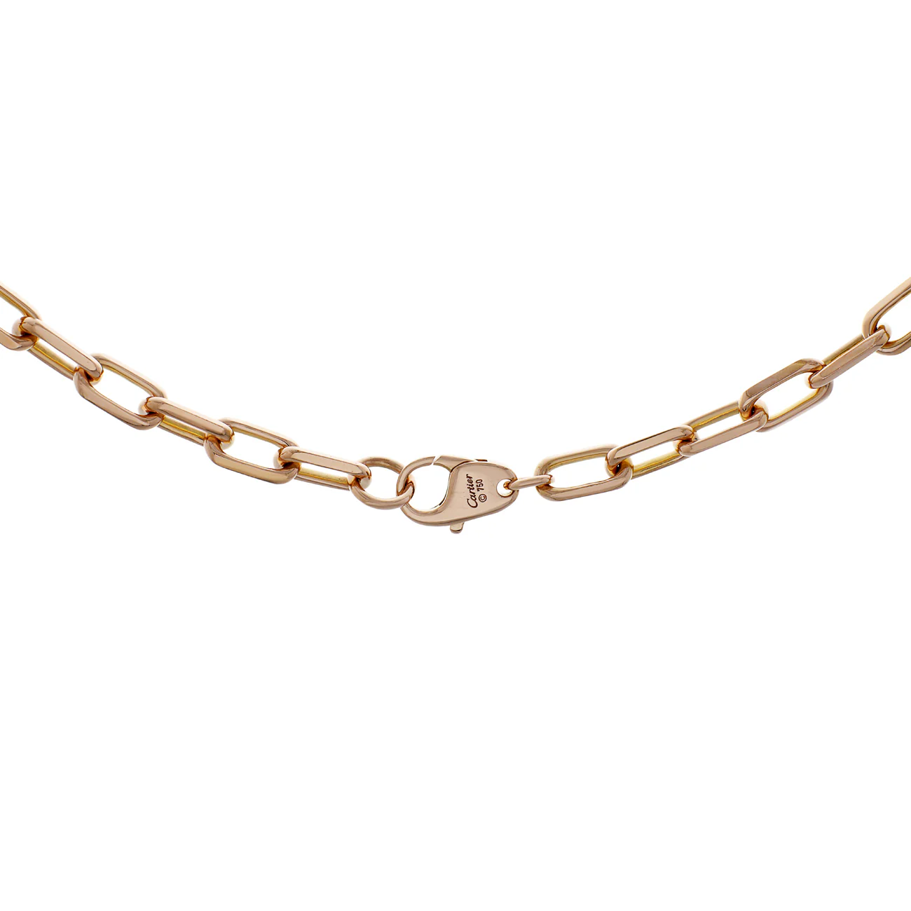 Cartier 18K Rose Gold Spartacus Chain Necklace - Image 2