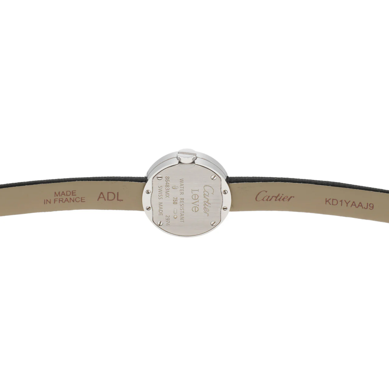 Cartier 18K White Gold Diamond Love Watch WE800131 - Image 4