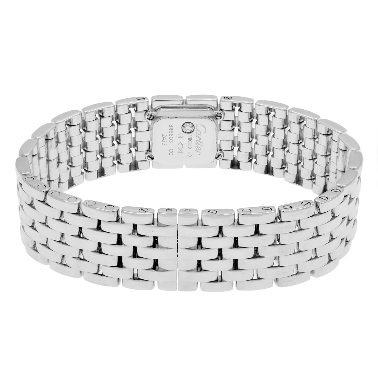 Cartier 18K White Gold Diamond Panthere Ruban 2422 - Image 2