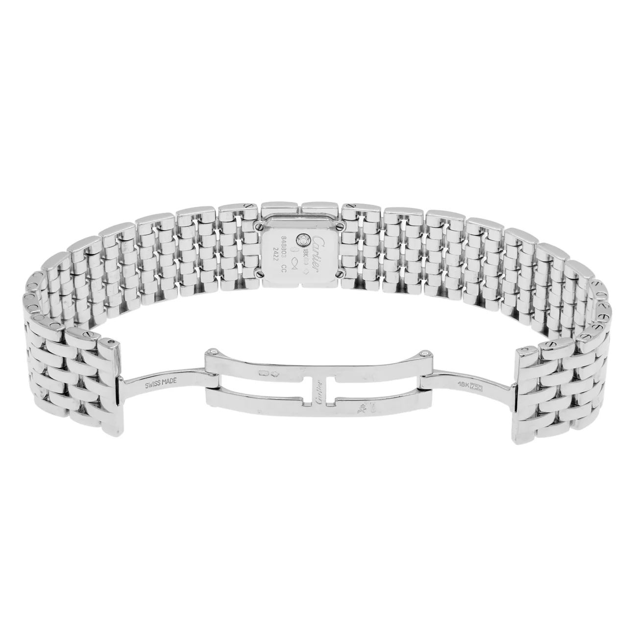 Cartier 18K White Gold Diamond Panthere Ruban 2422 - Image 4