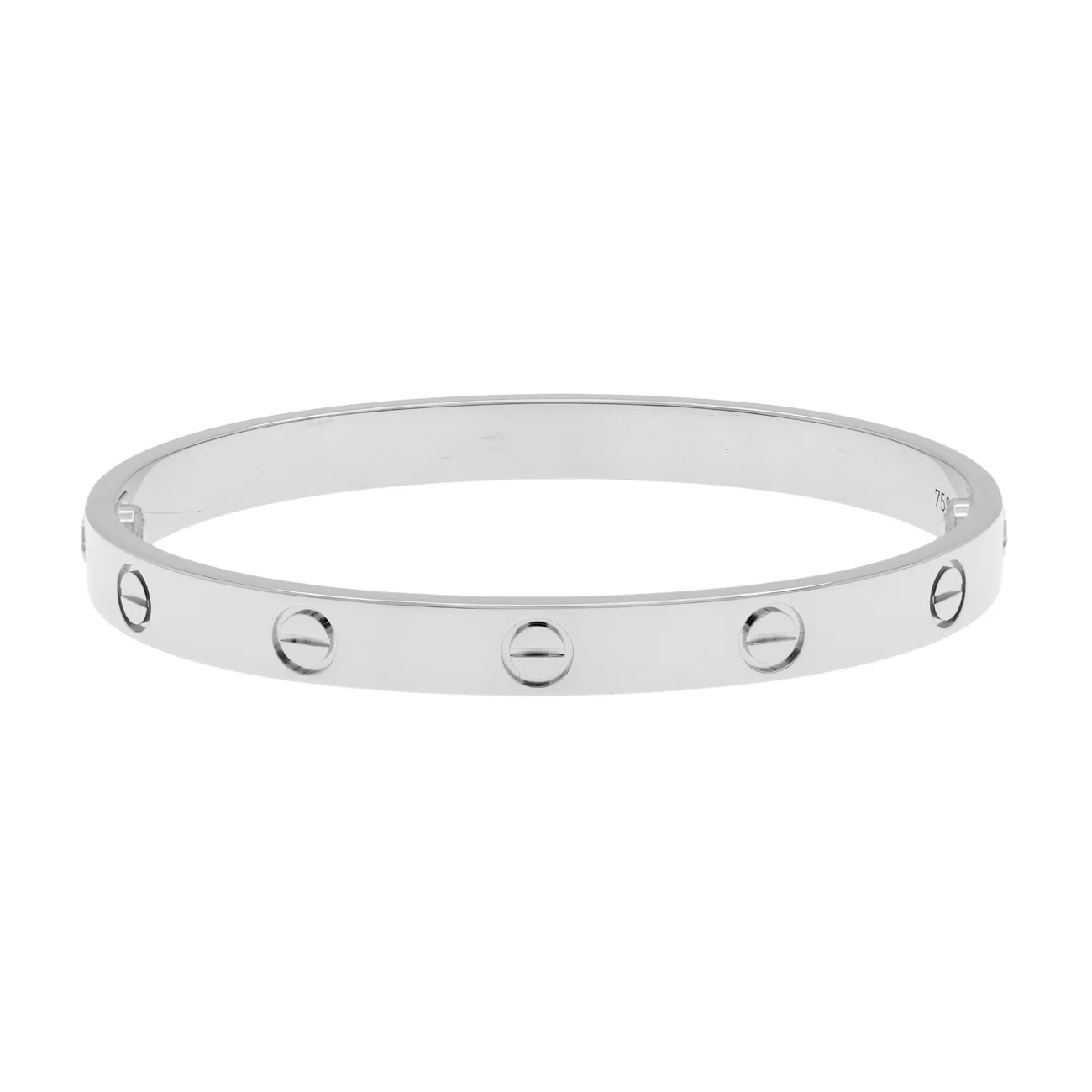 Cartier 18K White Gold Love Bracelet - Image 2