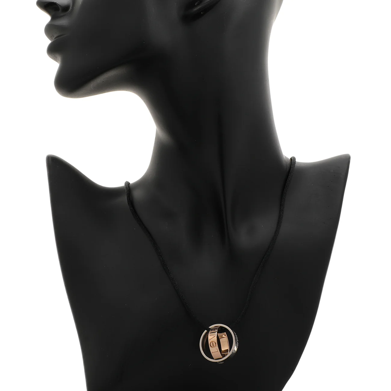 Cartier 18K White/Rose Gold Secret Love Ring - Image 5