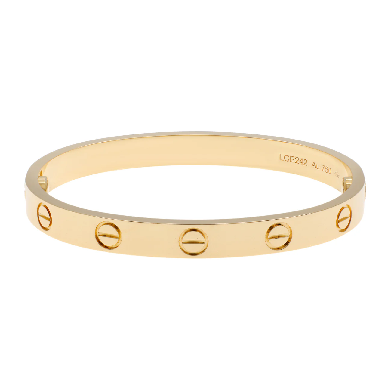 Cartier 18K Yellow Gold Classic Love Bracelet - Image 2