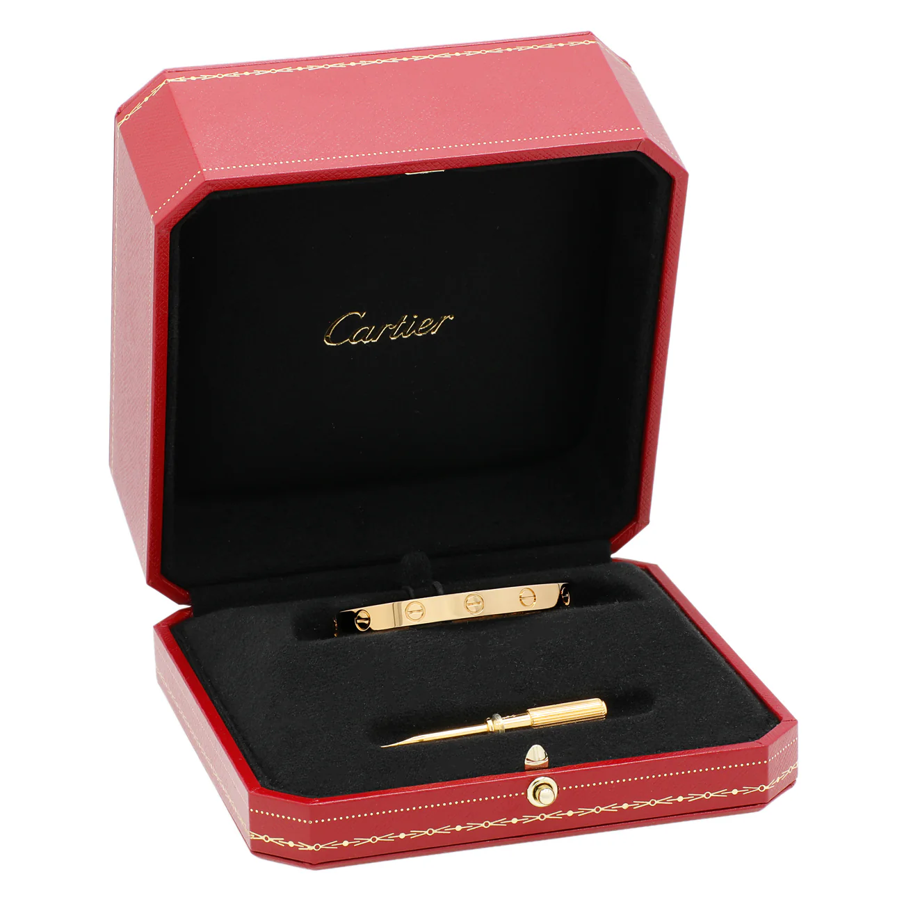 Cartier 18K Yellow Gold Classic Love Bracelet - Image 3
