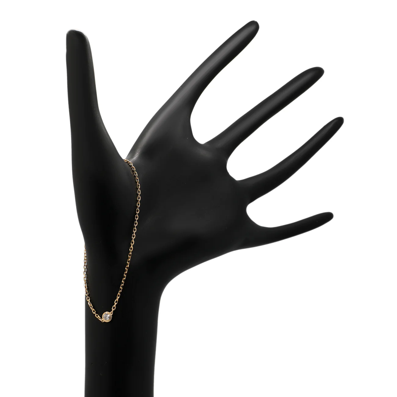 Cartier 18K Yellow Gold Diamond Small d'Amour Bracelet - Image 3