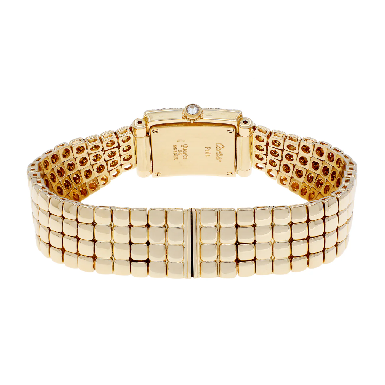 Cartier 18K Yellow Gold Diamond Trocadéro 6604 - Image 2