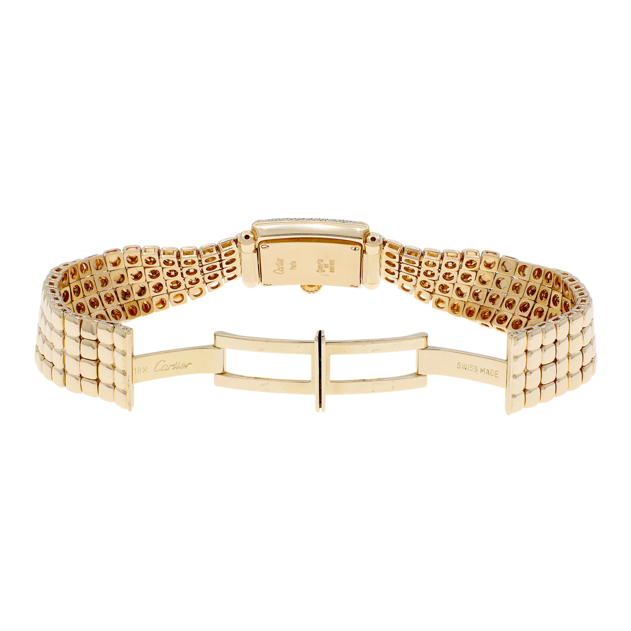 Cartier 18K Yellow Gold Diamond Trocadéro 6604 - Image 4