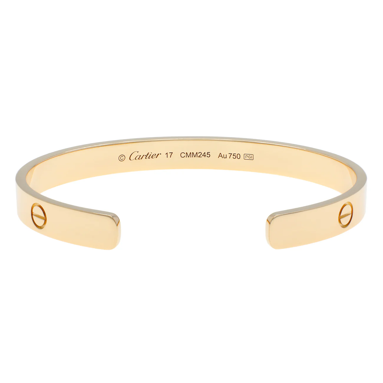 Cartier 18K Yellow Gold Love Bracelet - Image 2