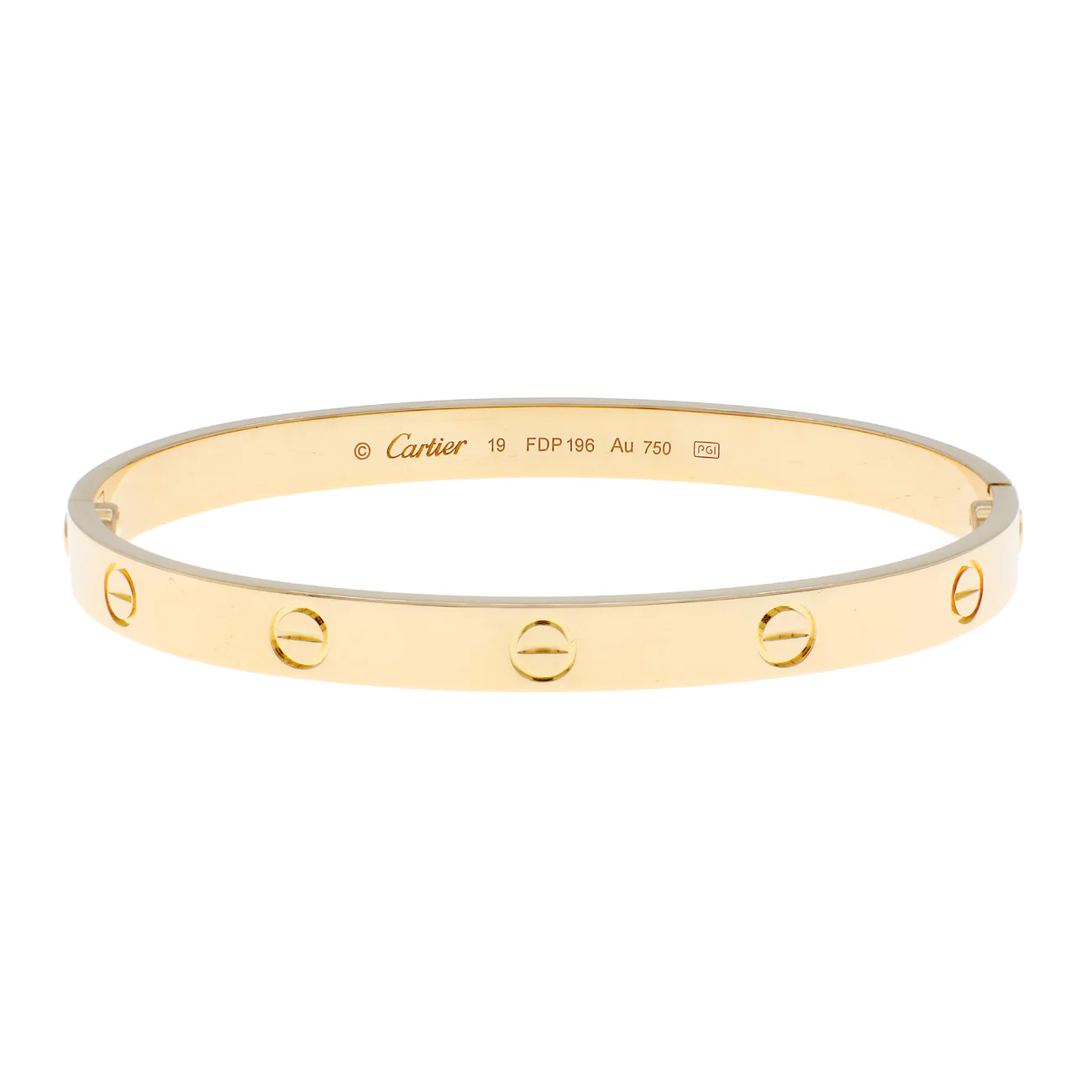 Cartier 18K Yellow Gold Love Bracelet