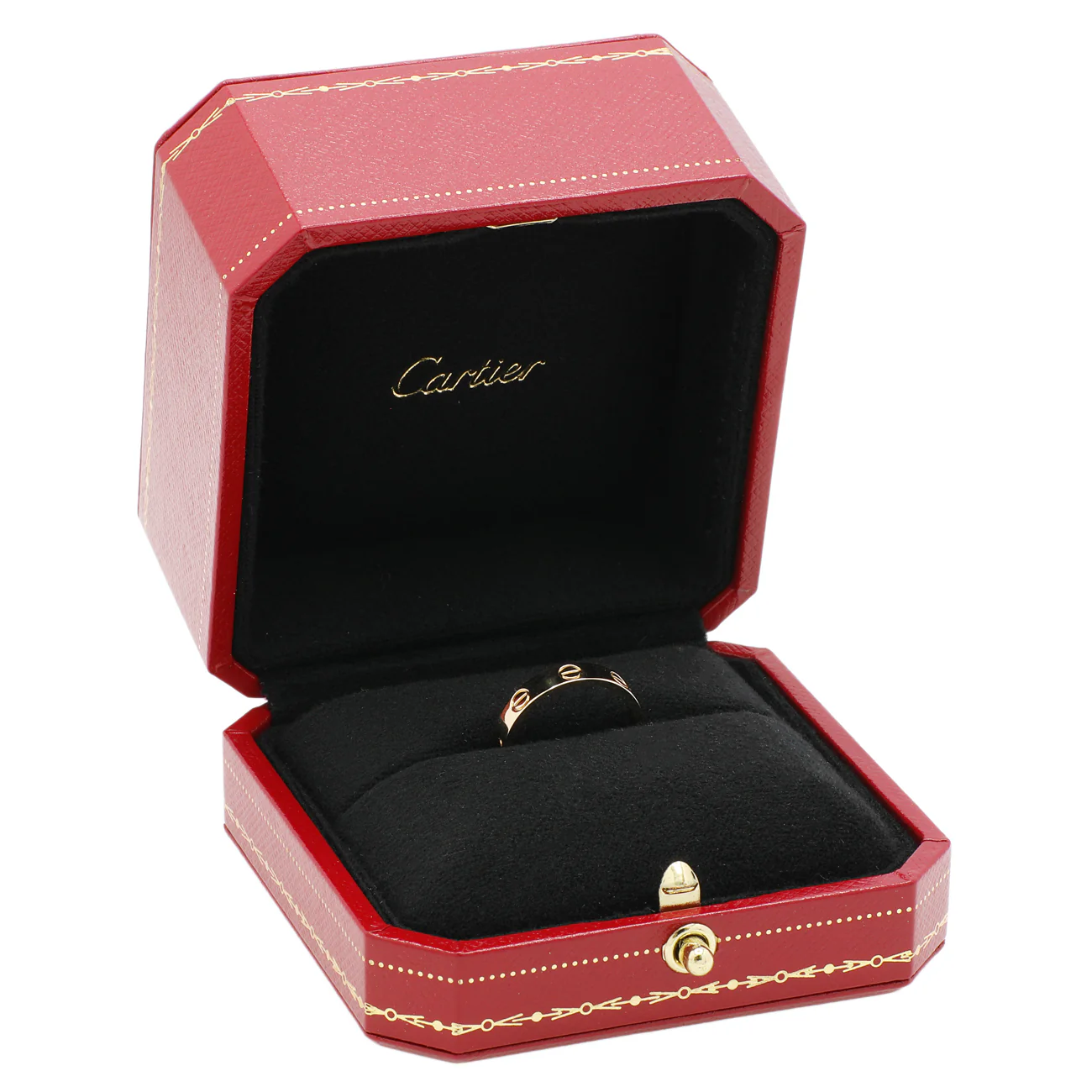 Cartier 18K Yellow Gold Love Wedding Band - Image 4