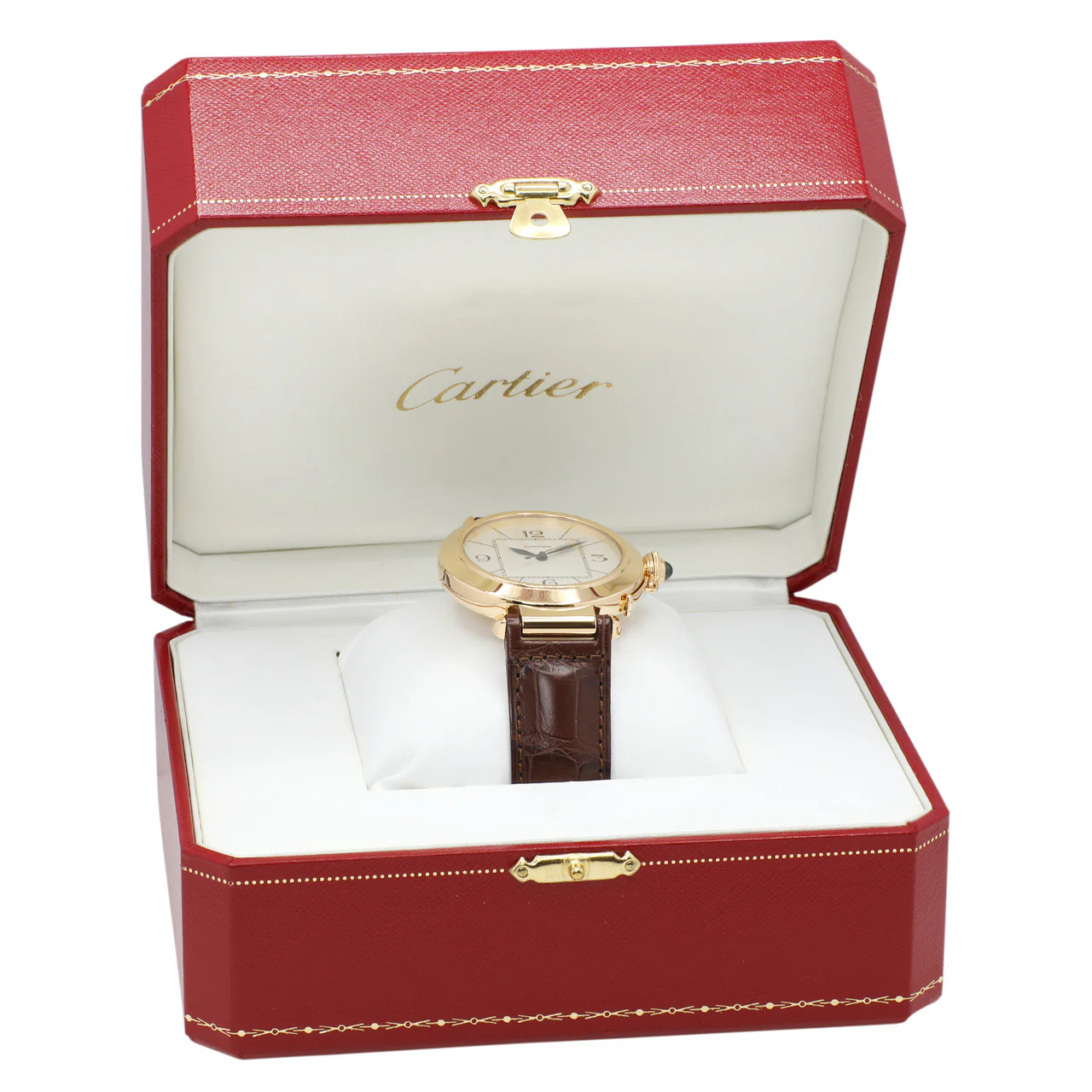 Cartier 18K Yellow Gold Pasha 42mm W3019551 - Image 6
