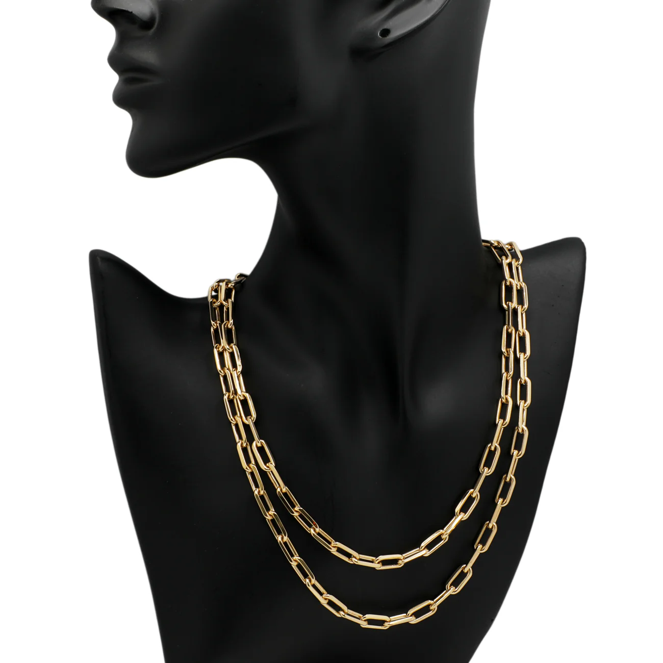 Cartier 18K Yellow Gold Santos de Cartier Chain Necklace - Image 4