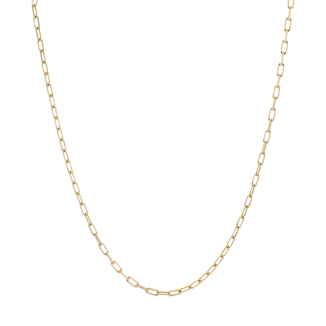 Cartier 18K Yellow Gold Santos de Cartier Chain Necklace SM