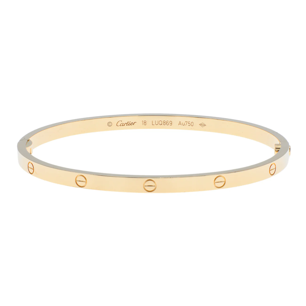 Cartier 18K Yellow Gold Small Love Bracelet