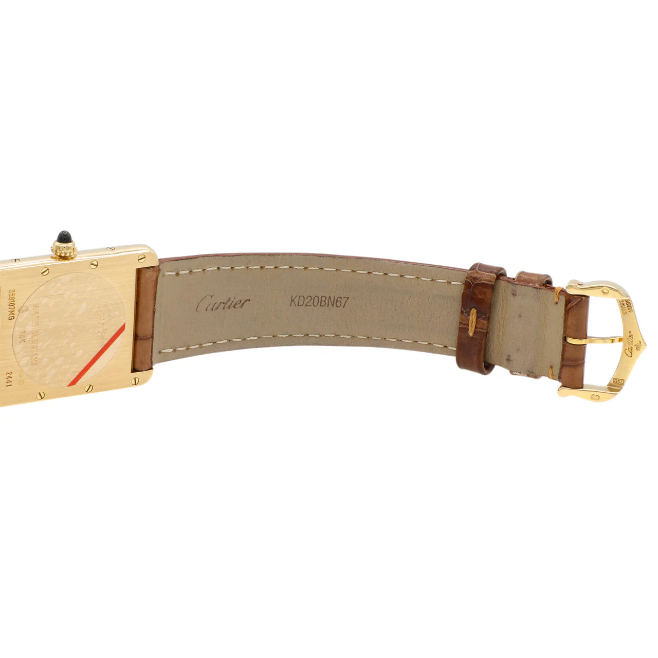 Cartier 18K Yellow Gold Tank Louis W1529756 - Image 5