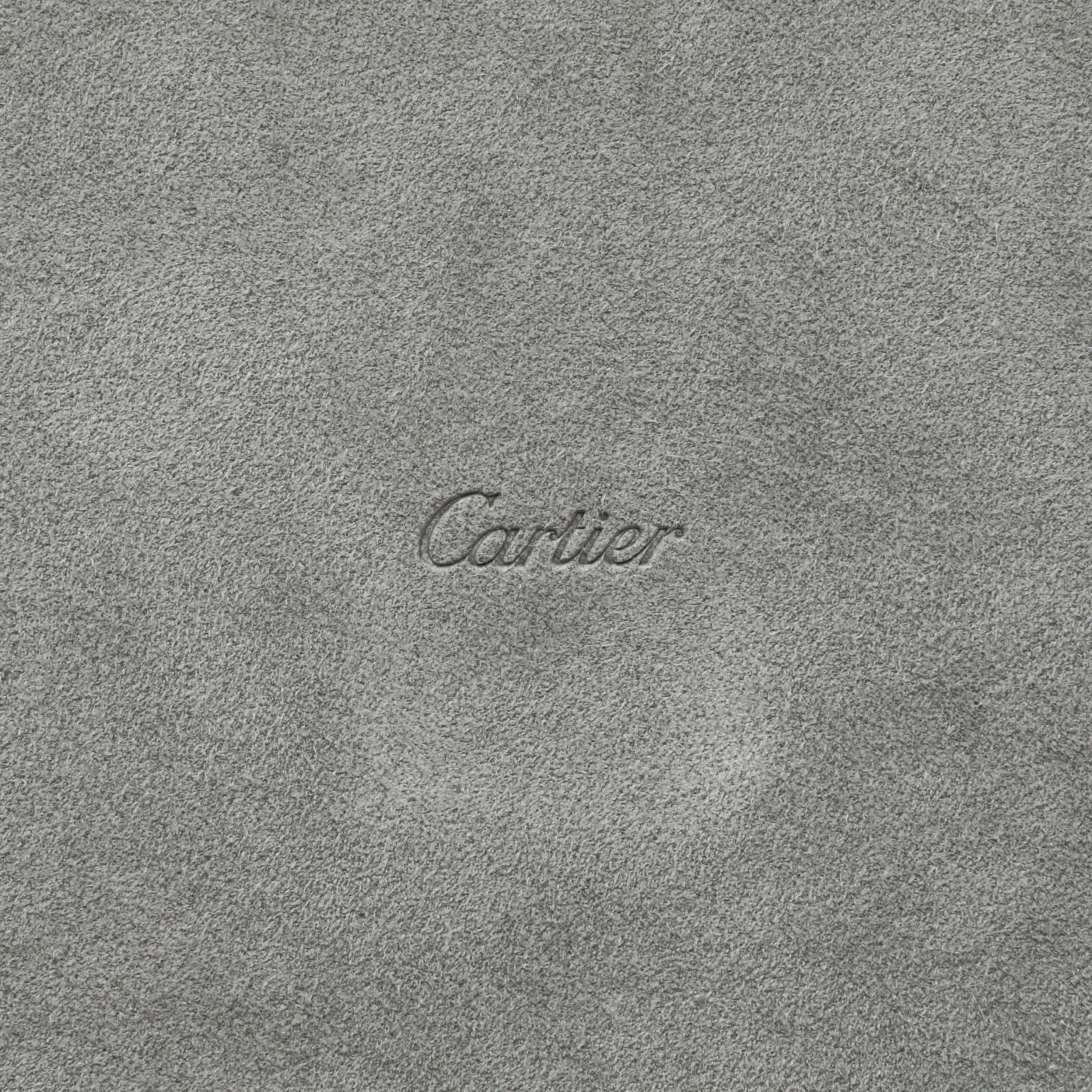 Cartier Blue Lacquered Three Watch and Cufflink Box - Image 7