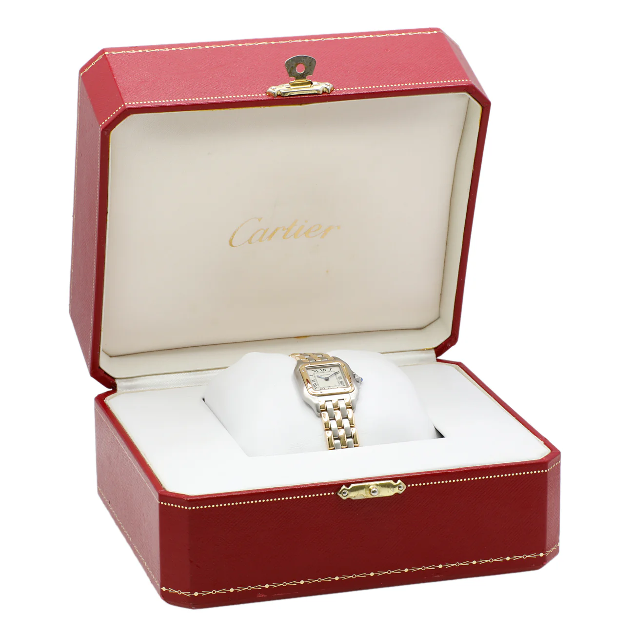Cartier Stainless Steel 18K Yellow Gold Panthere 166921 - Image 5