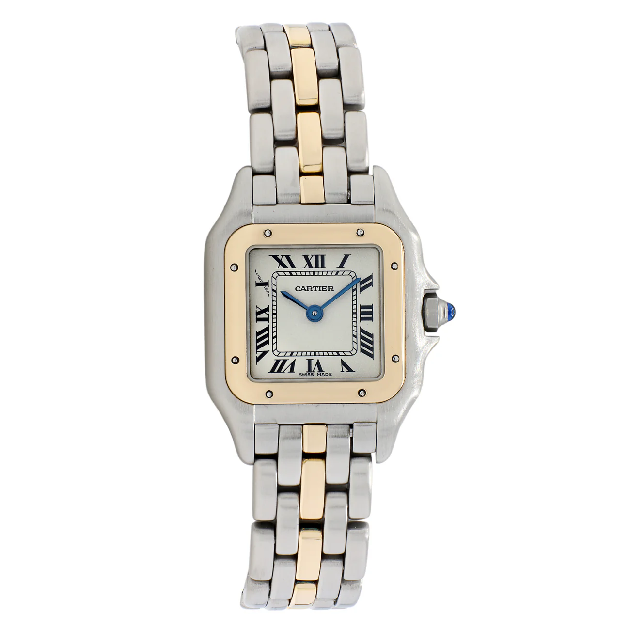 Cartier Stainless Steel 18K Yellow Gold Panthere 166921